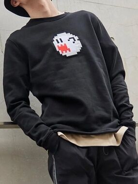 Bricktown Super Mario ™ Boo Ghost Sweatshirt Size Medium